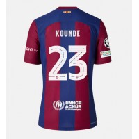 Fotbalové Dres Barcelona Jules Kounde #23 Domácí 2023-24 Krátký Rukáv
